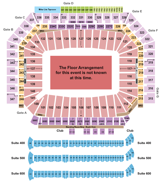 Ford Field Chris Brown Seating Chart